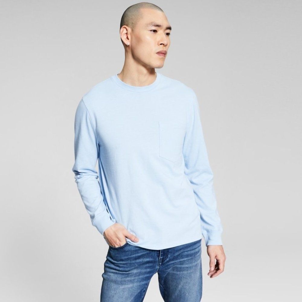 And Now This Men's Pocket Long-Sleeve T-Shirt